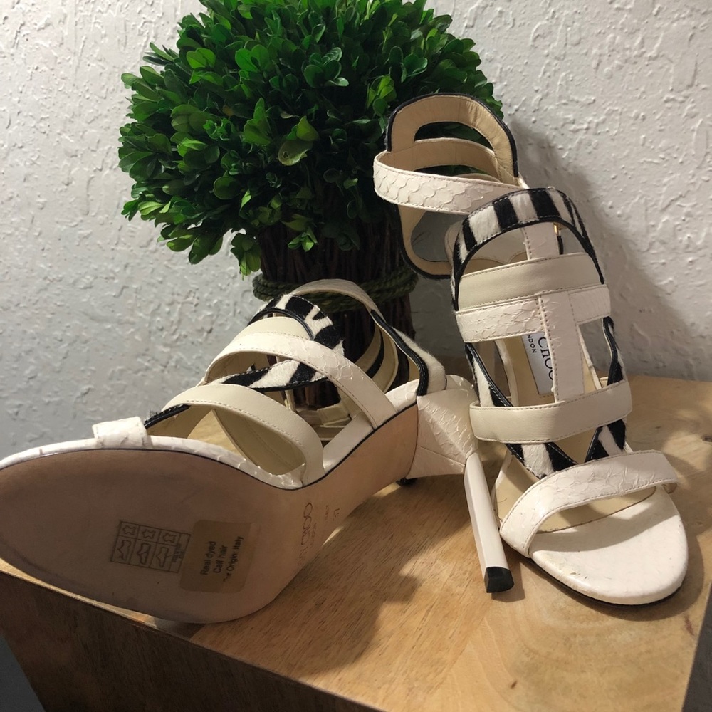 Authentic Jimmy Choo Vanquish Elaph & Zebra Print - image 2